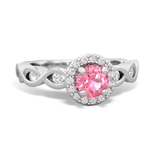 pink sapphire engagement ring