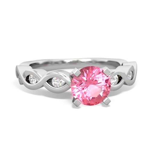 pink sapphire engagement ring