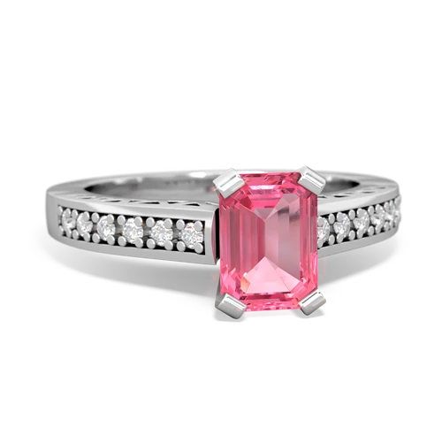 pink sapphire engagement ring