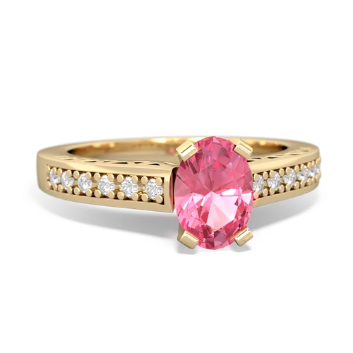 pink sapphire engagement ring