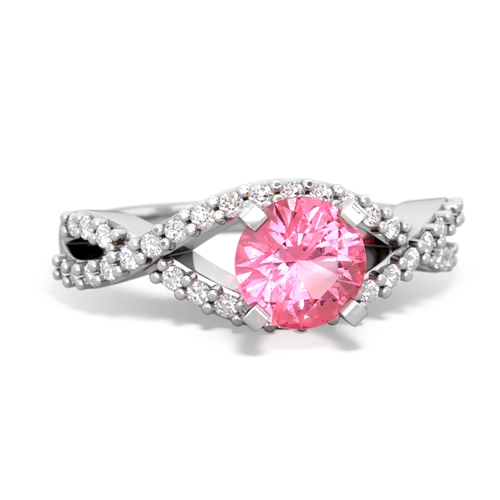 pink sapphire engagement ring