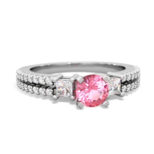 pink sapphire engagement ring