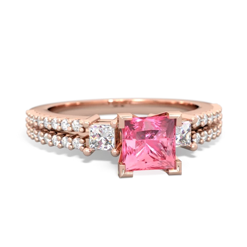 pink sapphire engagement ring