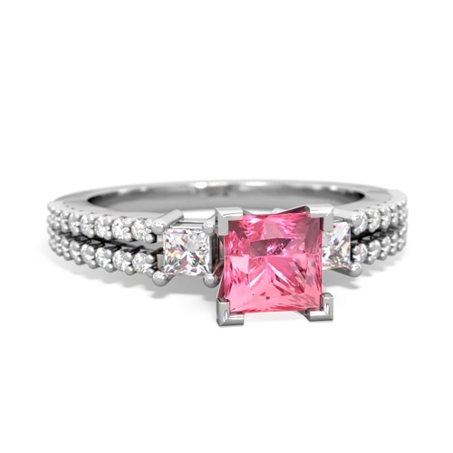 pink sapphire engagement ring