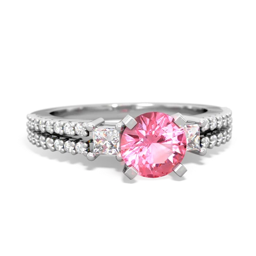 pink sapphire engagement ring