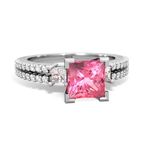 pink sapphire engagement ring