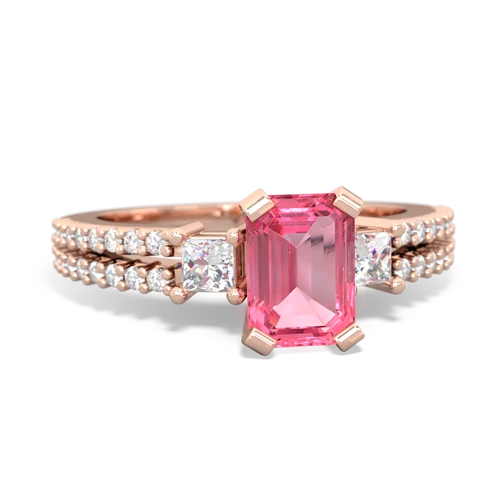 pink sapphire engagement ring