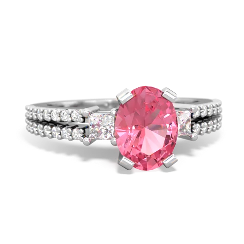 pink sapphire engagement ring