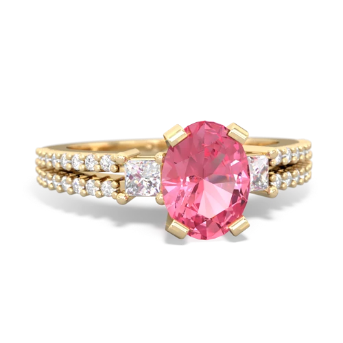 pink sapphire engagement ring