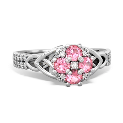 pink sapphire engagement ring