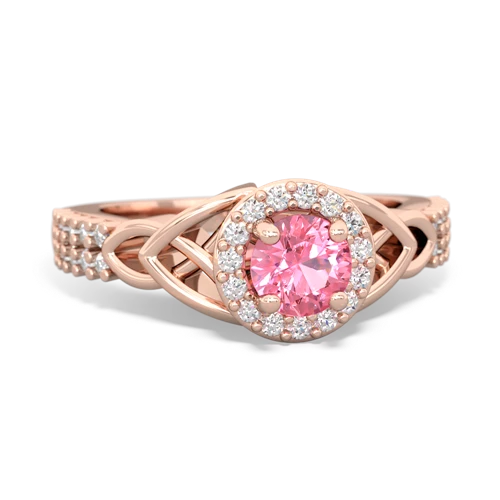 pink sapphire engagement ring