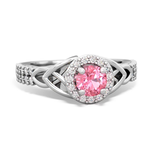 pink sapphire engagement ring