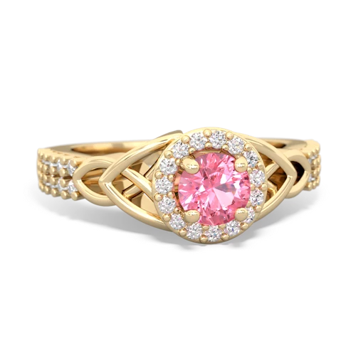 pink sapphire engagement ring