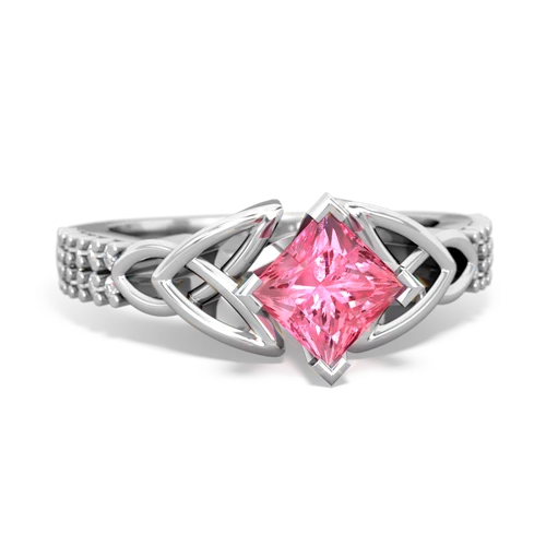 pink sapphire engagement ring