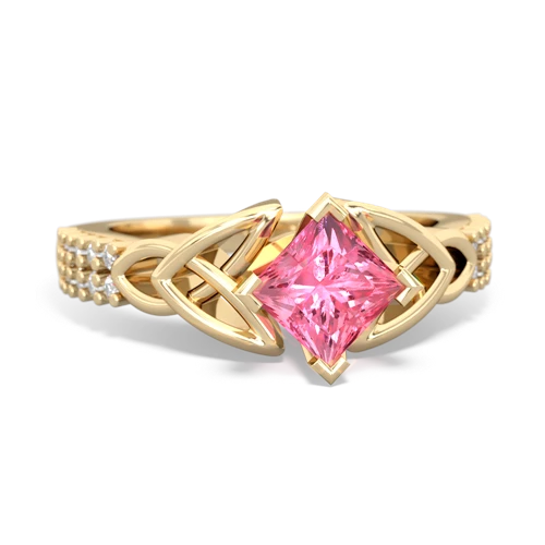 pink sapphire engagement ring