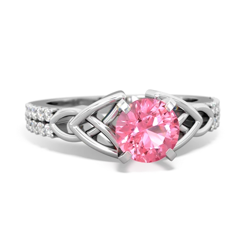 pink sapphire engagement ring