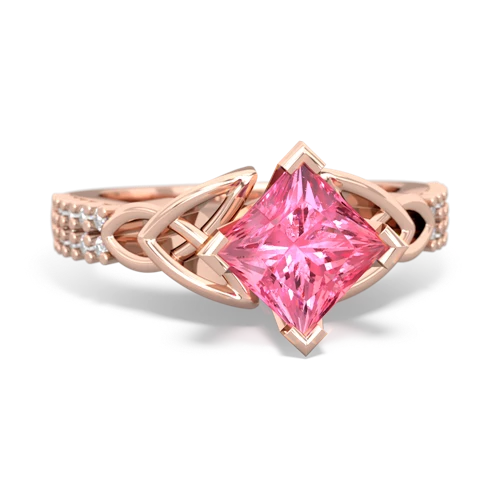 pink sapphire engagement ring