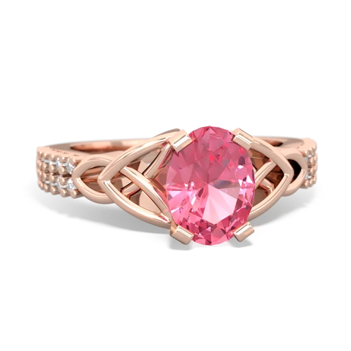 pink sapphire engagement ring