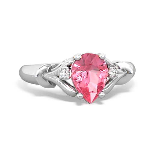 pink sapphire filligree ring