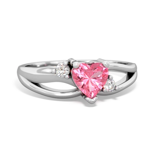 pink sapphire filligree ring