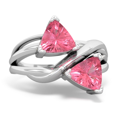 pink sapphire filligree ring