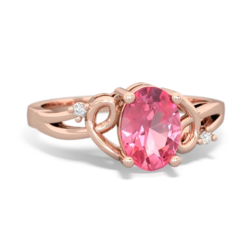 pink sapphire filligree ring