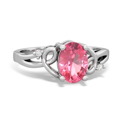 pink sapphire filligree ring