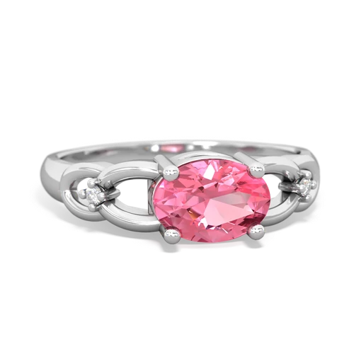 pink sapphire filligree ring