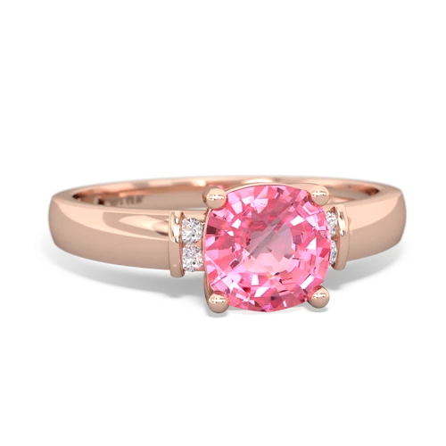 Lab Pink Sapphire Simply Elegant Lab Created Pink Sapphire ring Ring
