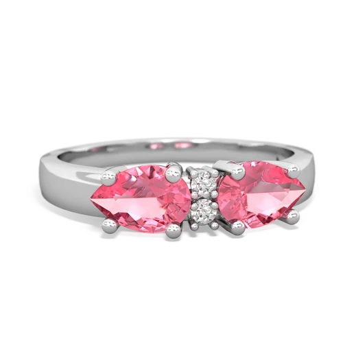 pink sapphire timeless ring