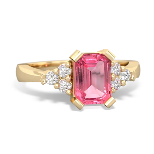 Lab Pink Sapphire Timeless Classic Lab Created Pink Sapphire ring Ring