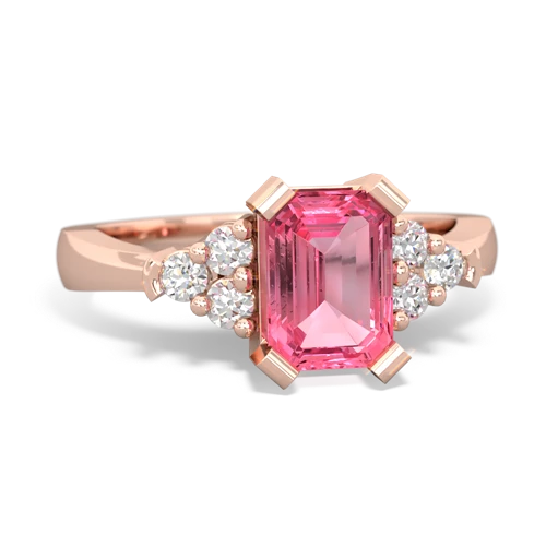 pink sapphire timeless ring