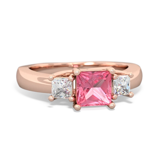 pink sapphire timeless ring