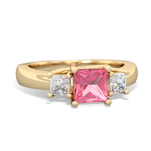 pink sapphire timeless ring