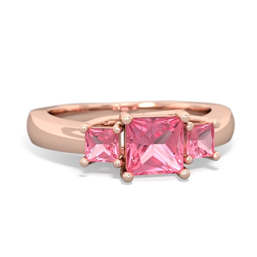 pink sapphire timeless ring