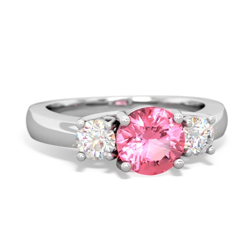 pink sapphire timeless ring