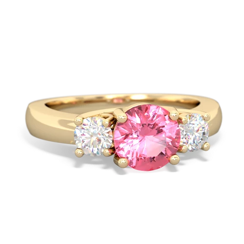 pink sapphire timeless ring