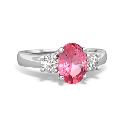 pink sapphire timeless ring