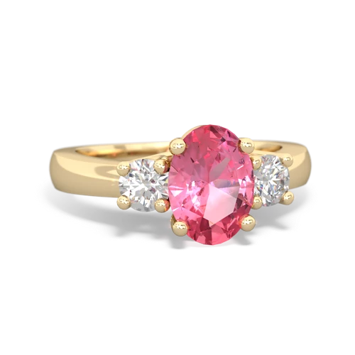 pink sapphire timeless ring