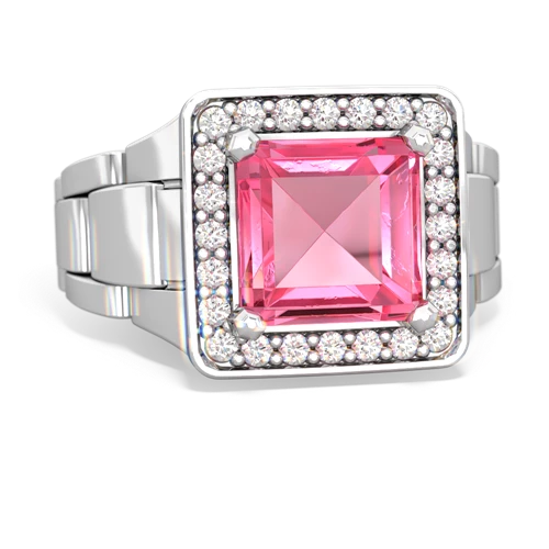 pink sapphire watch ring ring