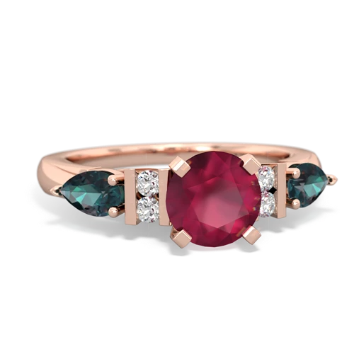 ruby-alexandrite engagement ring