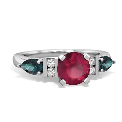 ruby-alexandrite engagement ring