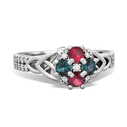 ruby-alexandrite engagement ring