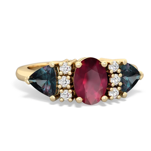 ruby-alexandrite timeless ring