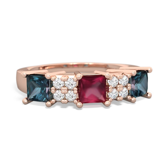 ruby-alexandrite timeless ring