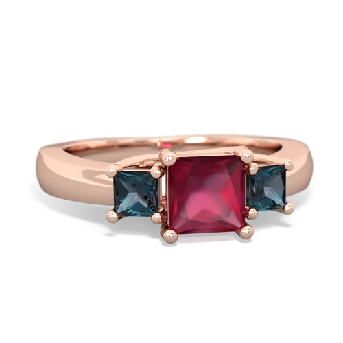 ruby-alexandrite timeless ring