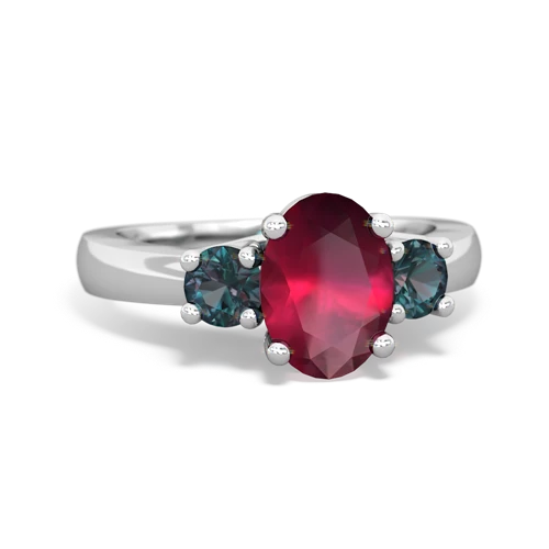 ruby-alexandrite timeless ring