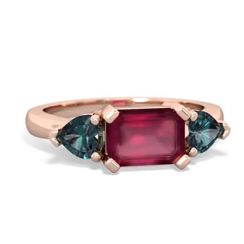 ruby-alexandrite timeless ring