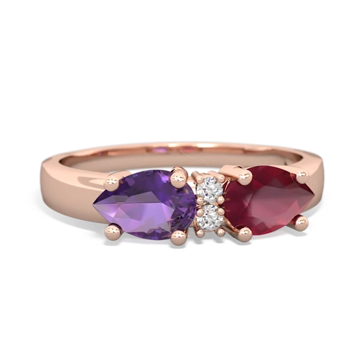 ruby-amethyst timeless ring