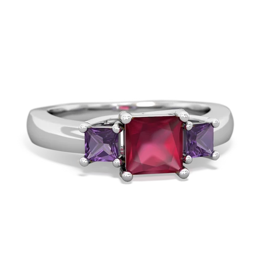 ruby-amethyst timeless ring